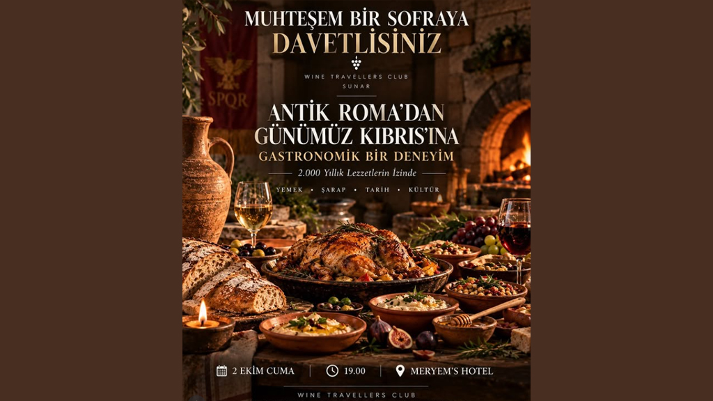 Antik Roma’dan Günümüz Kıbrıs’ına Gastronomik Bir Deneyim